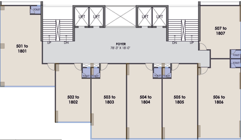 Floor Plan of Alayam Shivalik in Science City, Ahmedabad - Image 294026