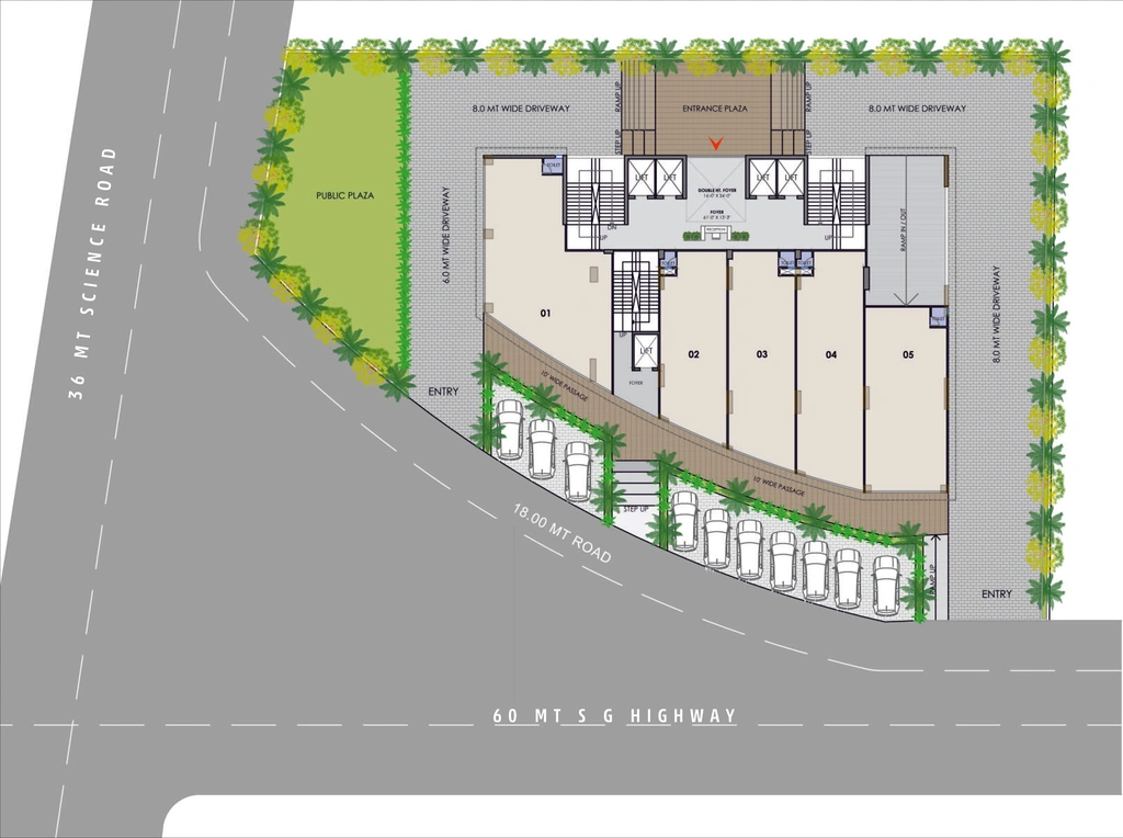 Master Plan of Alayam Shivalik in Science City, Ahmedabad - Image 294025