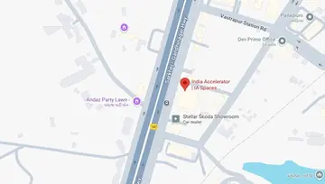 Location of IA Spaces Westgate Business Bay Co-Working space in Makarba, Ahmedabad - Image 294336