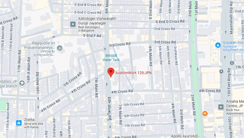 Location of Coworking Space in KustomWork 129, JP Nagar - Image 294363