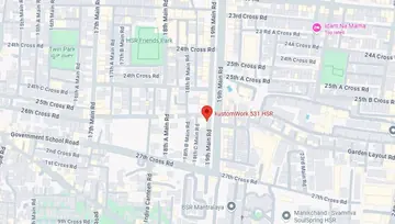 Location of KustomWork 531 Co-Working space in HSR Layout, Bangalore - Image 294369