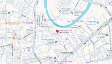 Location of WorkEZ Hansa Co-Working space in Anna Salai, Chennai - Image 294620