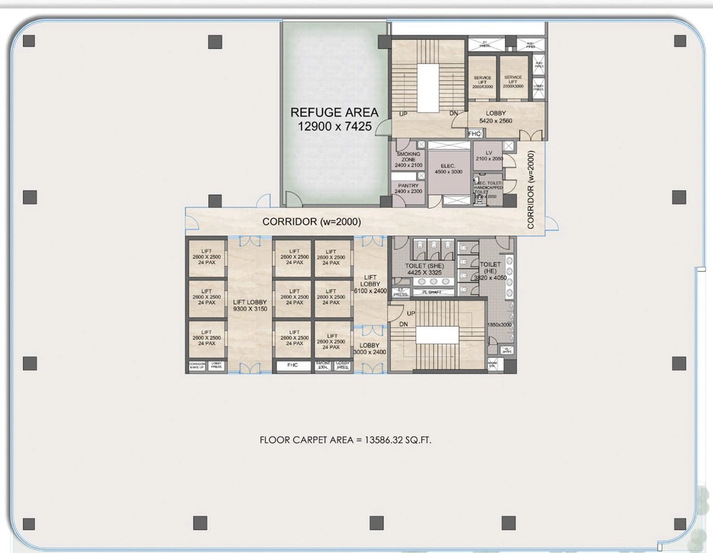 Floor Plan of Exotica 132 in Sector 132, Noida - Image 294711