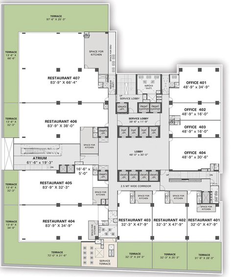Floor Plan of Pravish Brillia in Gota, Ahmedabad - Image 294759