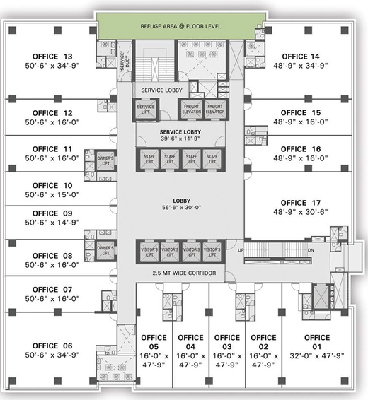 Floor Plan of Pravish Brillia in Gota, Ahmedabad - Image 294760
