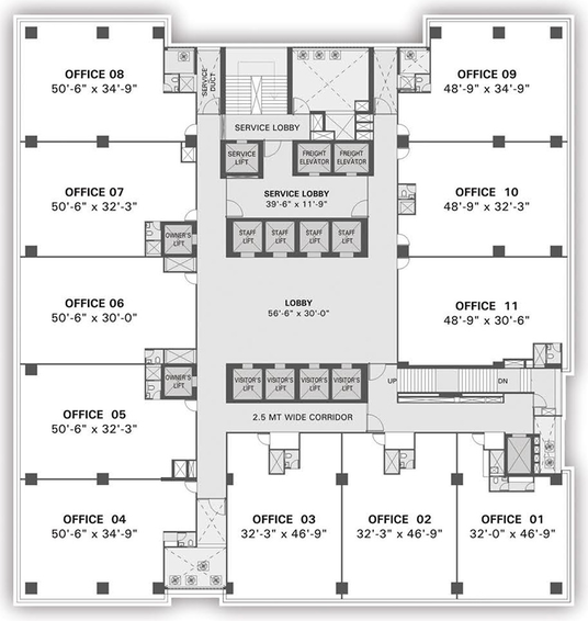 Floor Plan of Pravish Brillia in Gota, Ahmedabad - Image 294761