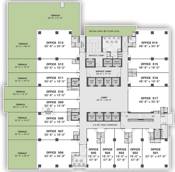 Floor Plan of Pravish Brillia in Gota, Ahmedabad - Image 294757