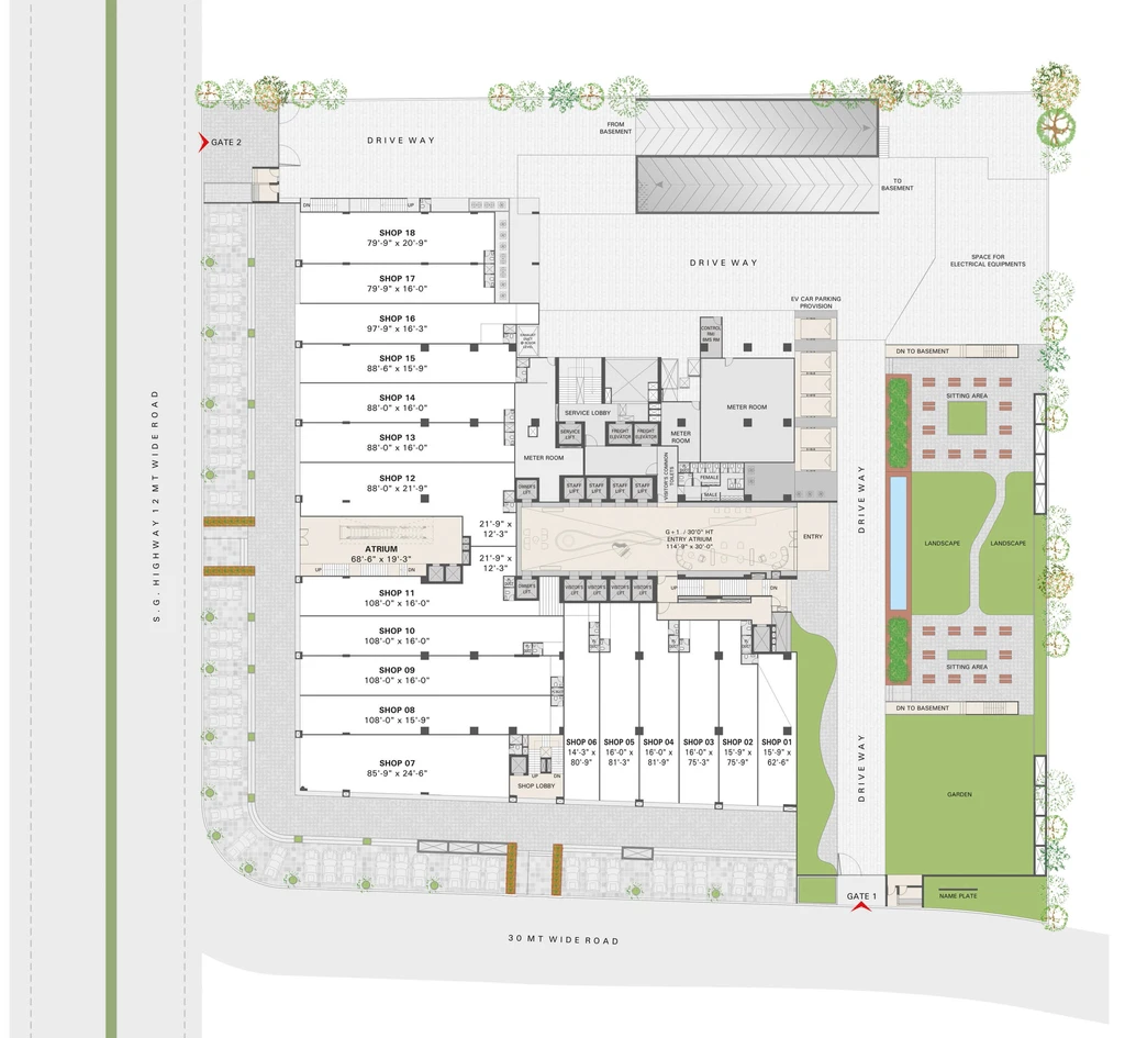 Master Plan of Pravish Brillia in Gota, Ahmedabad - Image 294754