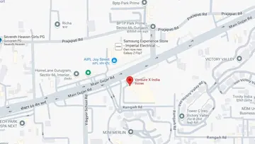 Location of Venture X Landmark Cyberpark Co-Working space in Golf Course Extension, Gurgaon - Image 294780