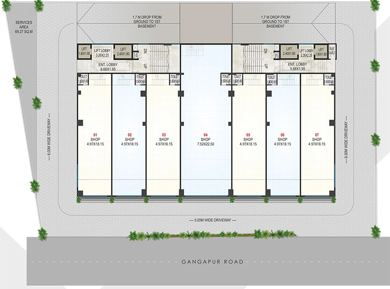 Master Plan of Sairaj Nexus in Gangapur Road, Nashik - Image 294823