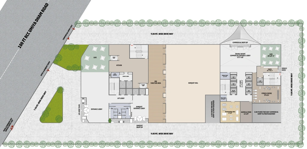 Master Plan of Sankalp The Capital in Vaishnodevi Circle, Ahmedabad - Image 294840