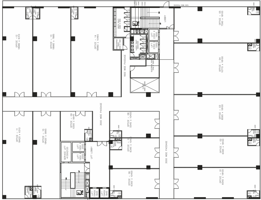 Floor Plan of Tirath Octavia in Sushant Golf City, Lucknow - Image 294896