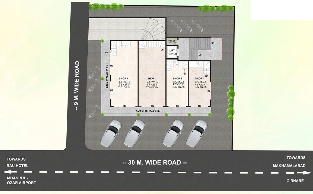 Master Plan of MM Unnati Arcade in Makhmalabad, Nashik - Image 294982