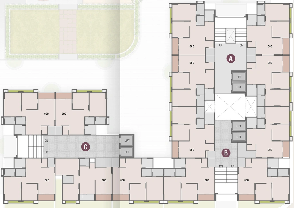 Floor Plan of Shivansh The Canopy in Zundal, Ahmedabad - Image 306429