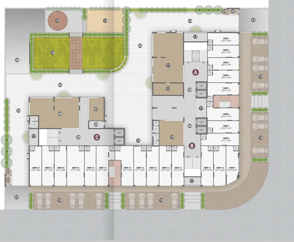 Master Plan of Shivansh The Canopy in Zundal, Ahmedabad - Image 306428