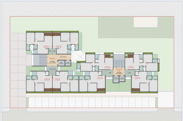 Master Plan of Shivansh The Hive in Vaishnodevi Circle, Ahmedabad - Image 295038
