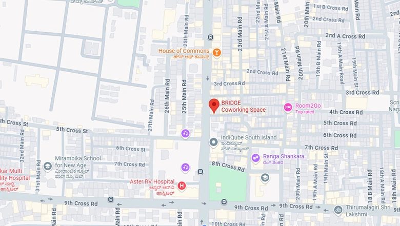 Location of Coworking Space in Bridge Coworks, JP Nagar - Image 295142
