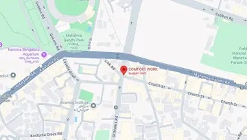 Location of Comfortwork KC Das Building Co-Working space in Ashok Nagar, Bangalore - Image 295281