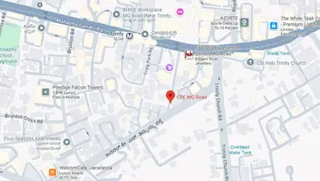 Location of CRE Rockline Centre Co-Working space in Ashok Nagar, Bangalore - Image 295259