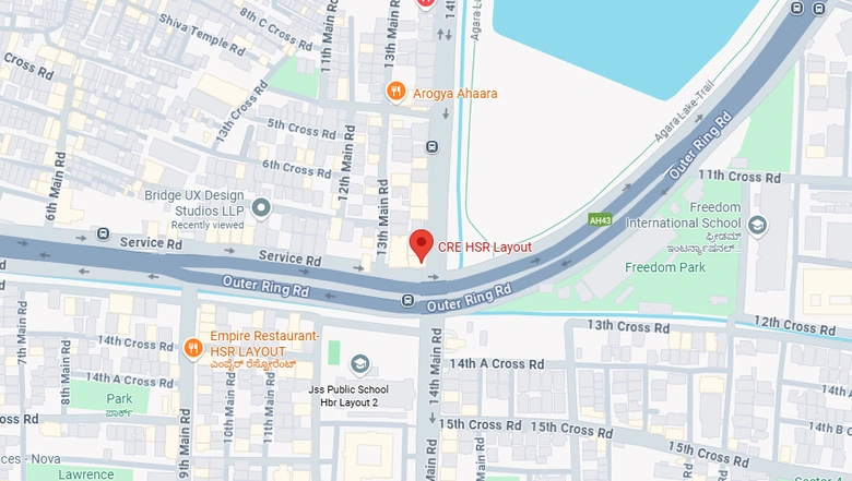 Location of Coworking Space in CRE Vistar, HSR Layout - Image 295244