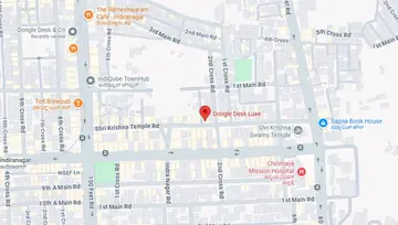 Location of Dongle Desk Luxe Co-Working space in Indiranagar, Bangalore - Image 295310