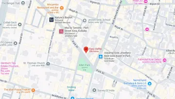 Location of Easy Daftar 75C Co-Working space in Park Street, Kolkata - Image 295476