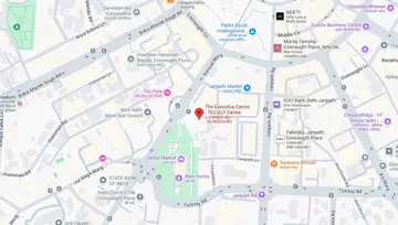 Location of The Executive Centre TEC DLF Centre Co-Working space in Connaught Place, New Delhi - Image 295906