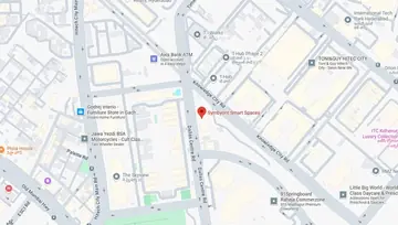 Location of Symbyont Smart Spaces Dallas Center Co-Working space in Knowledge City, Hyderabad - Image 295791