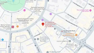 Location of Alt.F Statesman House Co-Working space in Connaught Place, New Delhi - Image 295690