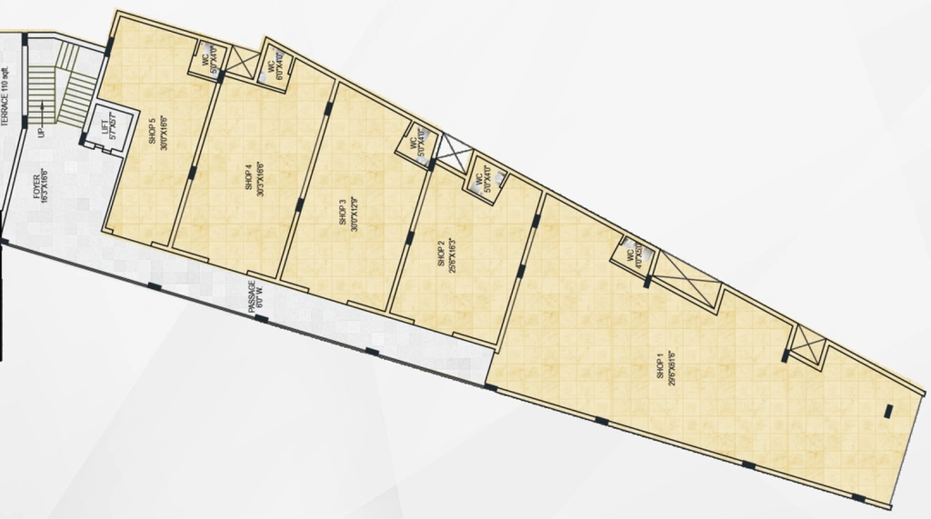 Floor Plan of Commercial Lucky Dream Enclave in Ormanjhi, Ranchi - Image 295842