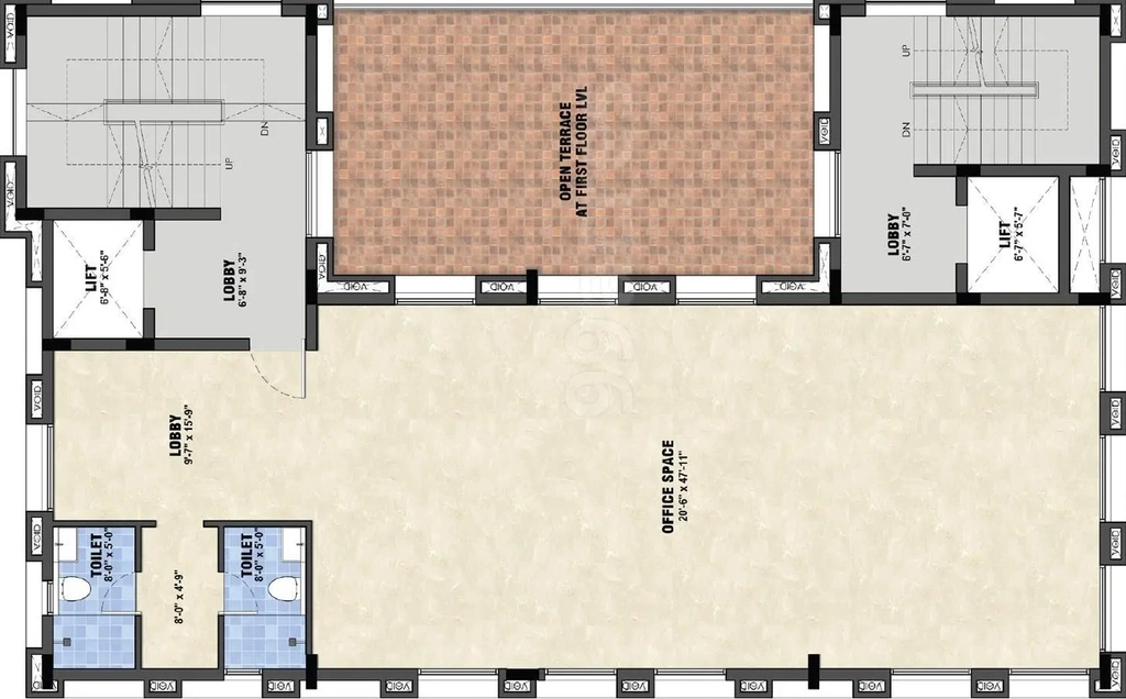Floor Plan of Akshaya Kutcheri in Mylapore, Chennai - Image 295916