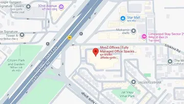 Location of MooZ BPTP Park Centra Co-Working space in Sector 30, Gurgaon - Image 296135