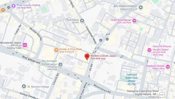 Location of Nimble Cowork Anand Bhawan Co-Working space in Sindhi Camp, Jaipur - Image 296264