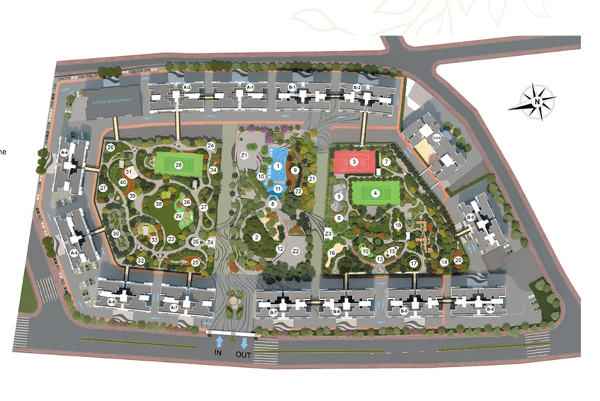 Master Plan of Godrej Forest Grove in Mamurdi, Pune - Image 13733