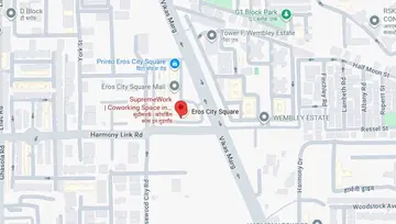 Location of SupremeWork Eros City Square Mall Co-Working space in Sector 49, Gurgaon - Image 296825