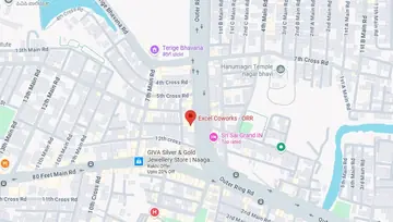 Location of Excel Tushar Arcade Co-Working space in Rajajinagar, Bangalore - Image 296505