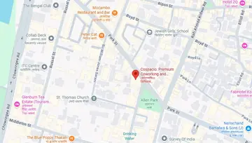 Location of Cospacio Celica Park Co-Working space in Park Street, Kolkata - Image 296546