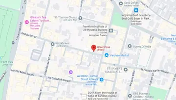 Location of GreenCove Co-Working space in Park Street, Kolkata - Image 296555