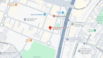 Location of Fume ITL Twin Tower Co-Working space in Pitampura, New Delhi - Image 296601