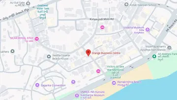 Location of Orange Business Centre Co-Working space in Pedda Waltair, Visakhapatnam - Image 297060