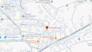 Location of Sr Elite Vidya Nilayam Co-Working space in Siripuram, Visakhapatnam - Image 297069