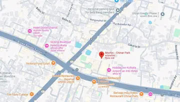 Location of Myofyc New Town Square Co-Working space in Chinar Park, Kolkata - Image 297168
