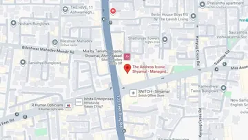 Location of The Address Iconic Shyamal Co-Working space in Shyamal, Ahmedabad - Image 297138