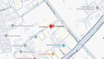 Location of The Address A2 Building Co-Working space in Subhanpura, Vadodara - Image 297232