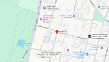 Location of Workbravo Kankaria Estate Co-Working space in Park Street, Kolkata - Image 297237