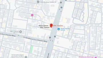 Location of The Address BPK Titanium Co-Working space in AB Road, Indore - Image 297570