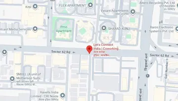 Location of Lets Connect Manroland Gross Co-Working space in Sector 59, Noida - Image 297879