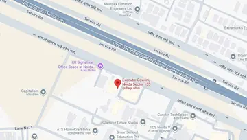 Location of Execube Aykon Tower Co-Working space in Sector 135, Noida - Image 298064