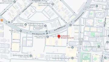 Location of CoWorkZen Bhutani Cyber Park Co-Working space in Sector 62, Noida - Image 298686
