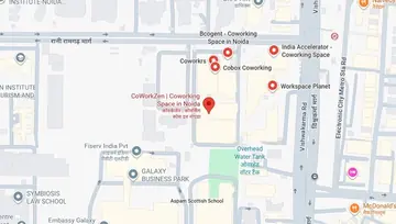 Location of CoWorkZen IThum Tower Co-Working space in Sector 62, Noida - Image 298707
